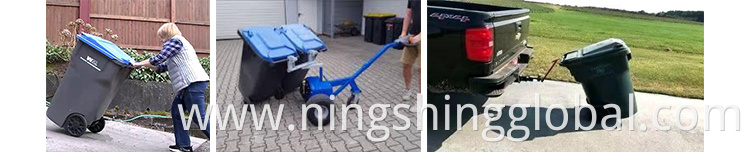 Wheelie Bin Helper Trash Cart Waste Bin Trailer 1